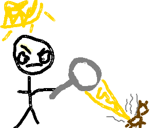 ant burning art